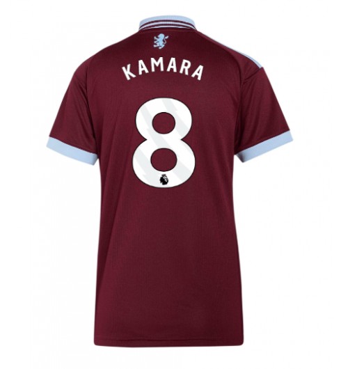 Aston Villa Boubacar Kamara #8 Domácí Dres pro Dámské 2026-27 Krátký Rukáv Aston Villa Boubacar Kamara #8 Domácí Dres pro Dámské 2026-27 Krátký Rukáv
